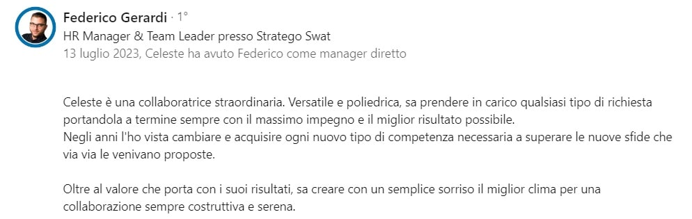Federico Gerardi Stratego Swat